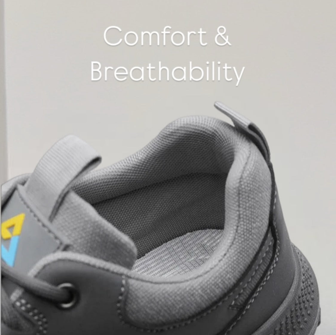 Oulylan Non-slip Wear-resistant Sneakers Travel Walking Shoes Men's Outdoor Hiking Shoes Comfortable Breathable Casual Shoes