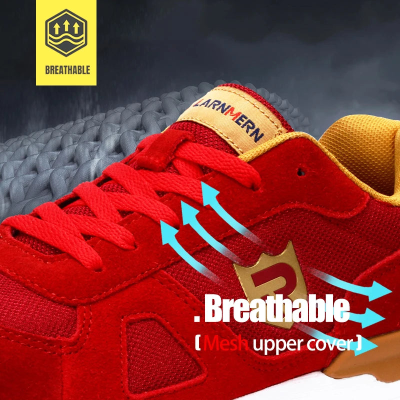 LARNMERN
Safety Shoes
Men Anti-static Work Shoes
SRC Slip On Steel Toe Shoes 
Breathable Construction Sneaker