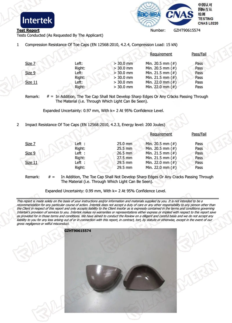 LARNMERN
Safety Shoes
Men Anti-static Work Shoes
SRC Slip On Steel Toe Shoes 
Breathable Construction Sneaker