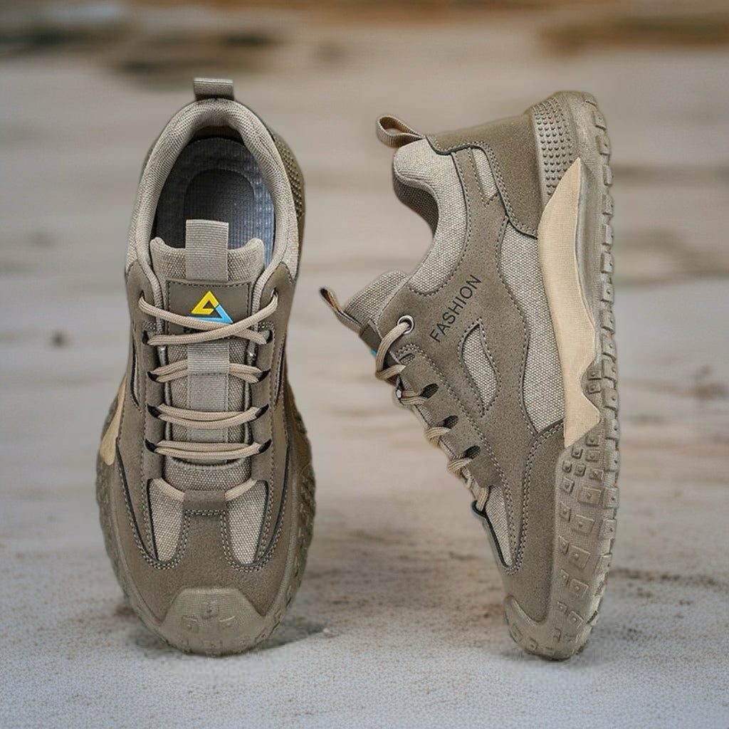 Oulylan Non-slip Wear-resistant Sneakers Travel Walking Shoes Men's Outdoor Hiking Shoes Comfortable Breathable Casual Shoes