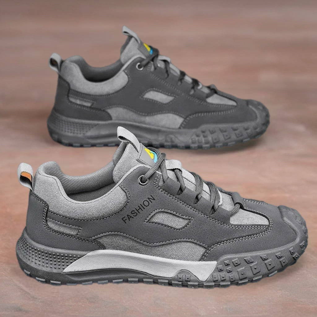 Oulylan Non-slip Wear-resistant Sneakers Travel Walking Shoes Men's Outdoor Hiking Shoes Comfortable Breathable Casual Shoes