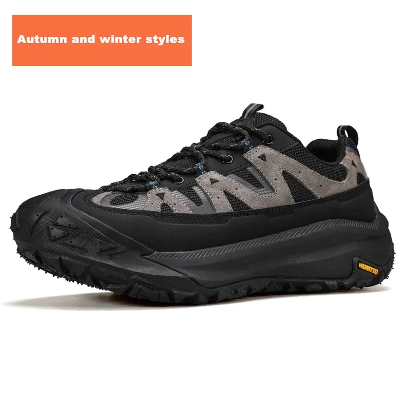 HUMTTO Breathable Trekking Shoes 
Outdoor Men's Sports Shoes 
Non-slip Hiking Boots for Men 
Leather Safety Walking Sneakers Man