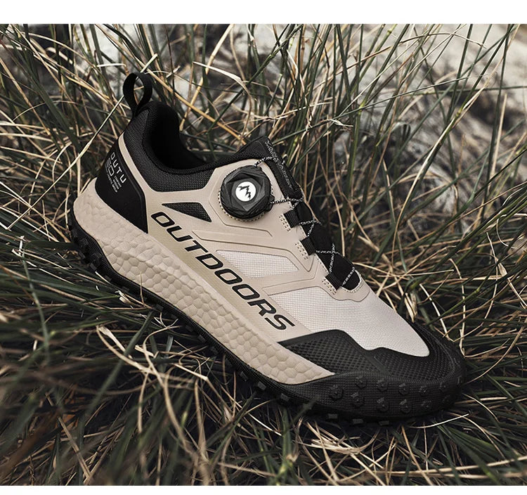 Brand Men’s Hiking Shoes Waterproof Non-slip Sneakers Lightweight Wear-Resistant Climbing Trekking Sneakers  Male Walking Shoes