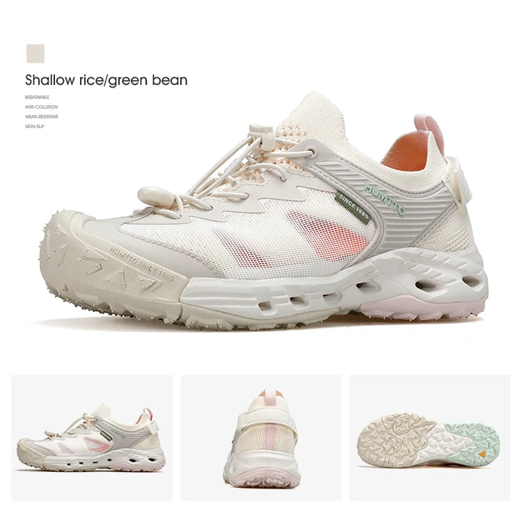 HUMTTO Summer Water Hiking Shoes for Men Breathable Mens Sneaker 2025 Outdoor Beach Sandals Fishing Climbing Wading Man Sneakers