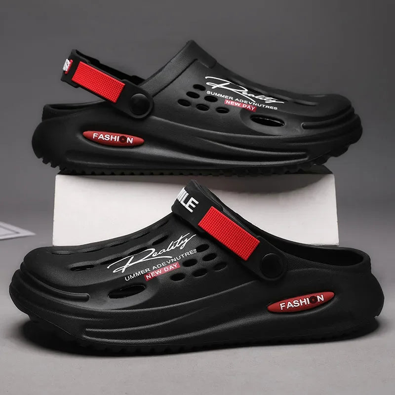 Classic Clog Men Casual Sandals Unisex Closed-Toe Slip-Ons Outdoor Men's Breathable Beach Shoes Slippers