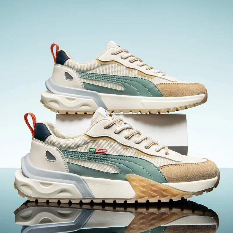 Men's Running Shoes Mesh Breathable Casual Shoes  Fashion Chunky Sneakers Men Outdoor Sports Tennis Shoes