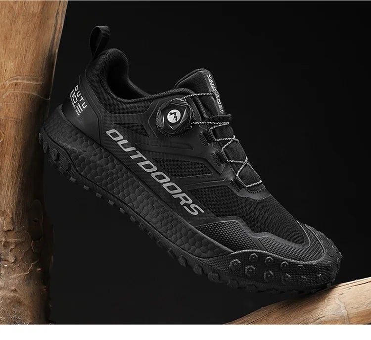 Brand Men’s Hiking Shoes Waterproof Non-slip Sneakers Lightweight Wear-Resistant Climbing Trekking Sneakers  Male Walking Shoes