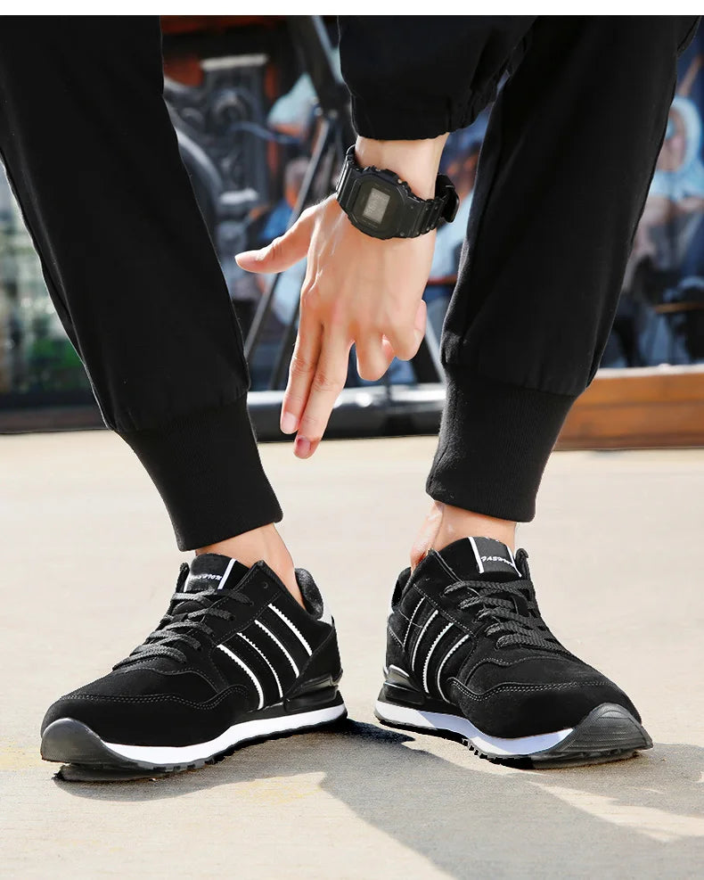 Sneakers Men Casual Shoes Light Suede 2022 New Classic Men Running shoes Outdoor Breathable Mesh Jogging Sport Shoes