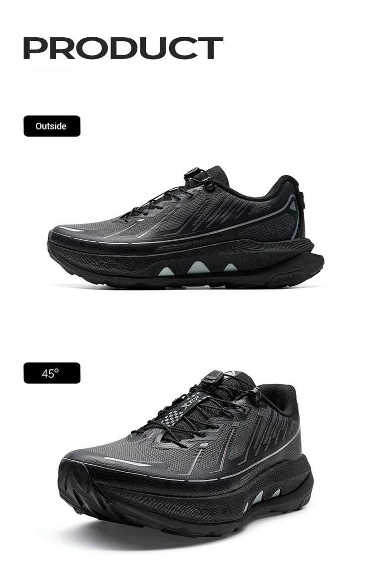 Xtep Kunlun 2.0 Men's Hiking shoes 2025 Spring Non-slip Wear-resistant Wrapping Shock-absorbing Outdoor Sport Shoes 975119170009