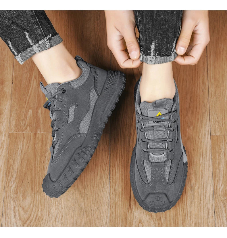 New Casual Sports Men's Work Shoes Lightweight Breathable Non-slip Spring and Summer Comfortable Student Walking Loafers