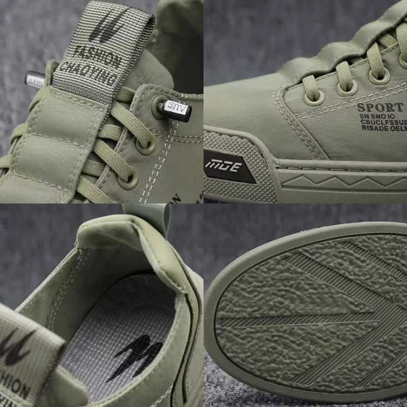 Hot Sale Sneakers Outdoor Men's Casual Shoes Summer New Male Vulcanized Shoes Ice Silk Slip on Men Shoes Fashion Tenis Masculino