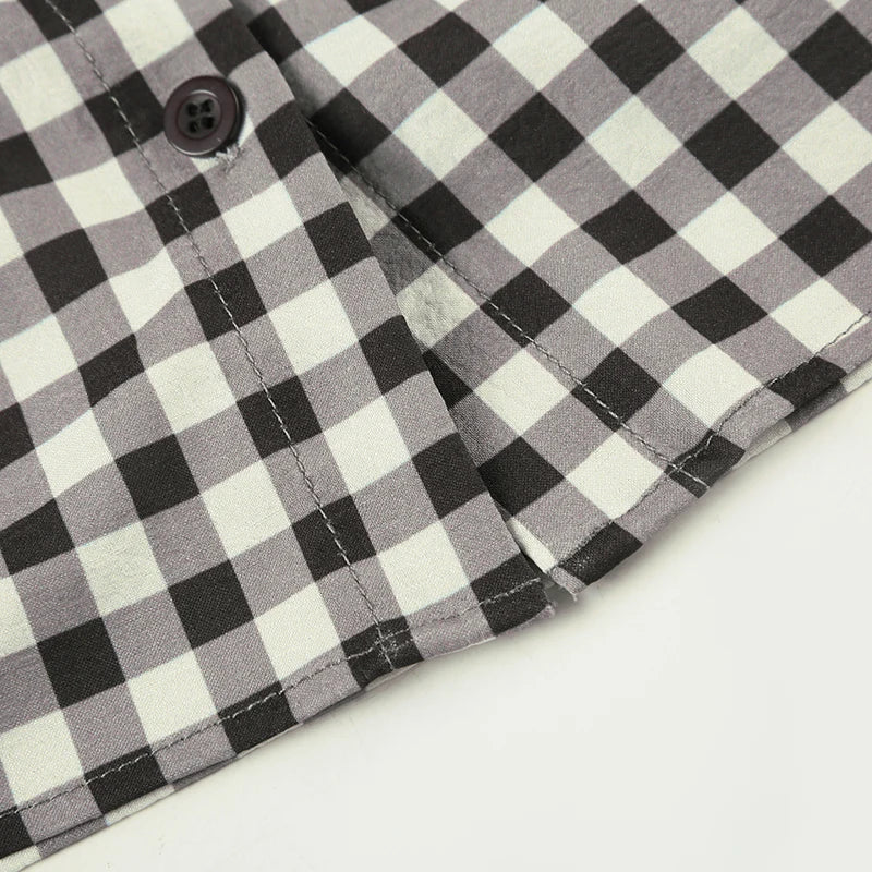 Fashion Simple Plaid Elegant Causal Women Dresses Trendy Chic Button Slim Fit Mini Frock