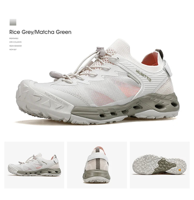 HUMTTO Summer Water Hiking Shoes for Men Breathable Mens Sneaker 2025 Outdoor Beach Sandals Fishing Climbing Wading Man Sneakers