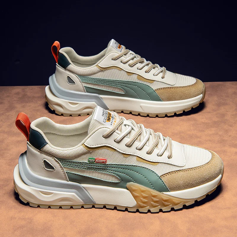 Men's Running Shoes Mesh Breathable Casual Shoes  Fashion Chunky Sneakers Men Outdoor Sports Tennis Shoes