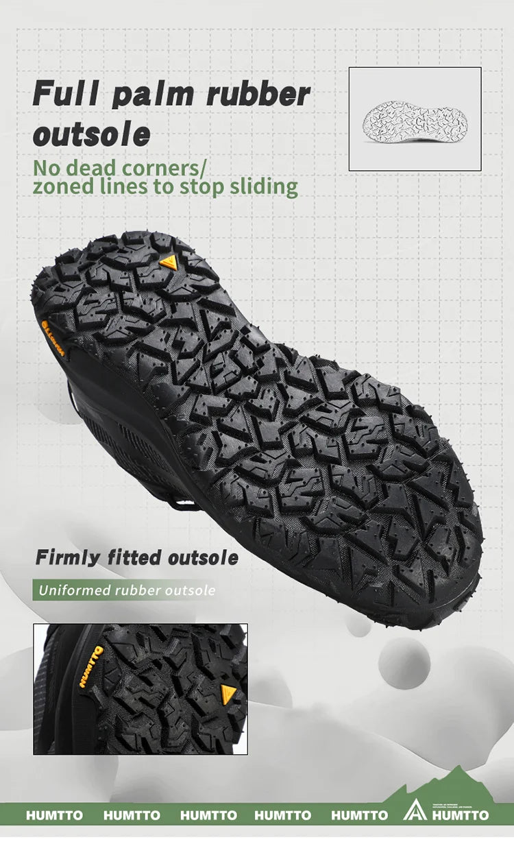 HUMTTO Breathable Trekking Shoes 
Outdoor Men's Sports Shoes 
Non-slip Hiking Boots for Men 
Leather Safety Walking Sneakers Man