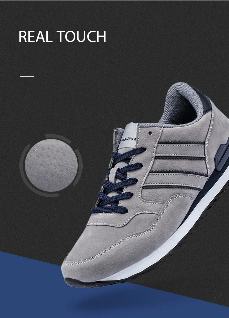 Sneakers Men Casual Shoes Light Suede 2022 New Classic Men Running shoes Outdoor Breathable Mesh Jogging Sport Shoes