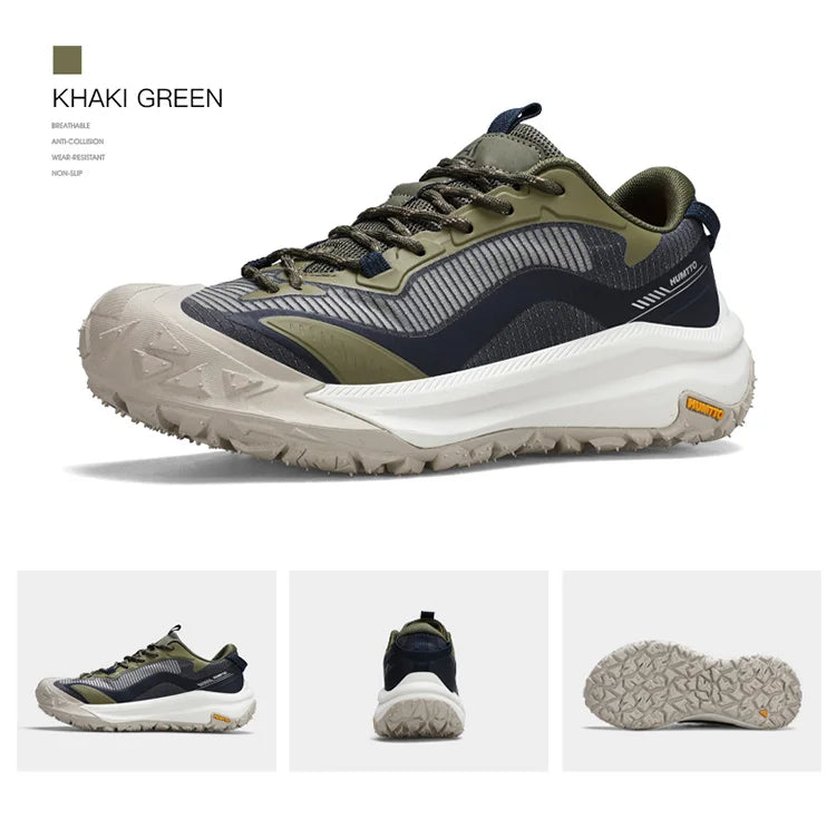 HUMTTO Breathable Trekking Shoes 
Outdoor Men's Sports Shoes 
Non-slip Hiking Boots for Men 
Leather Safety Walking Sneakers Man