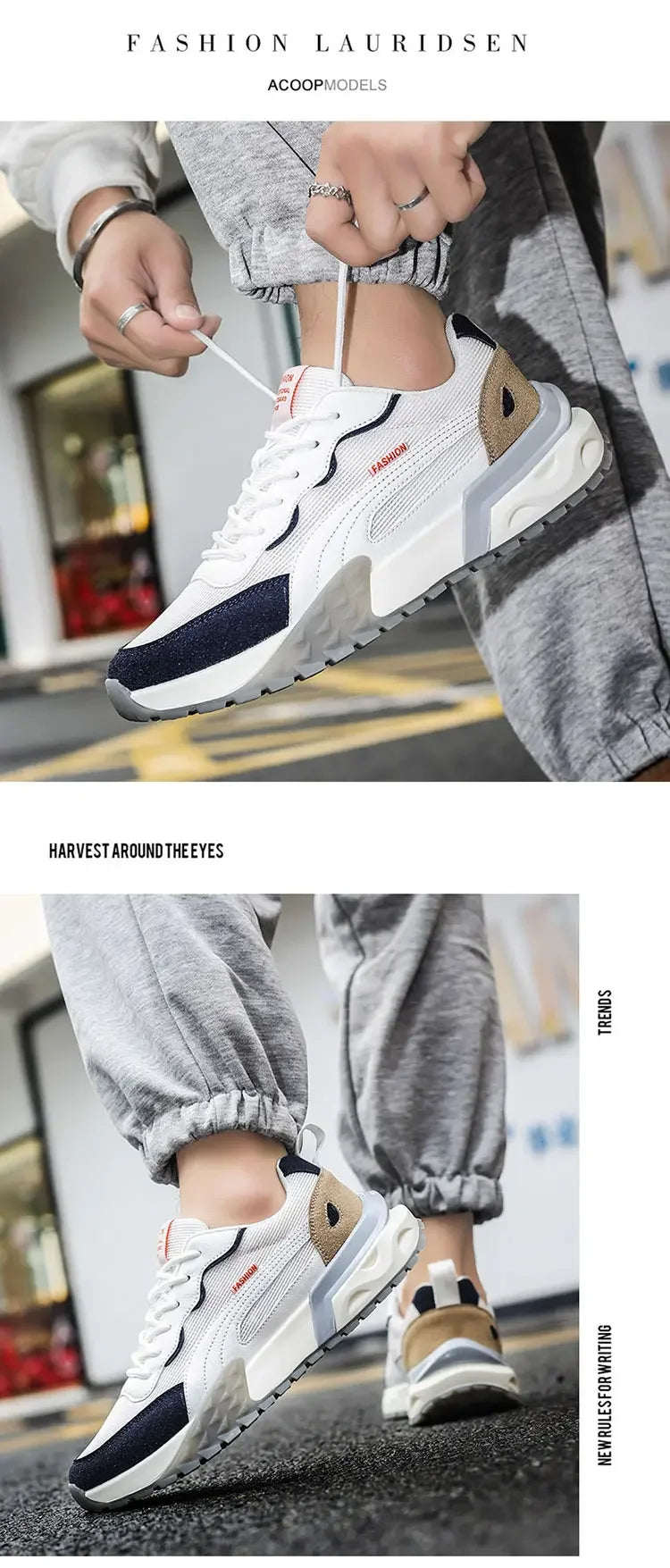 Men's Shoes 2024 New Pair Pair Sports Casual Shoes Men's Shoes Mesh Daddy Shoes Match Shoes ForMen Men Shoes Sneakers