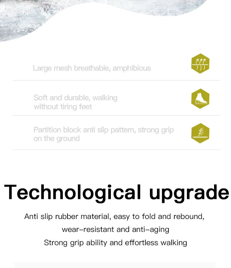 HUMTTO Summer Water Hiking Shoes for Men Breathable Mens Sneaker 2025 Outdoor Beach Sandals Fishing Climbing Wading Man Sneakers