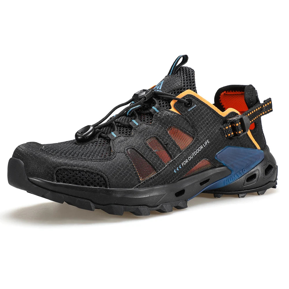 HUMTTO Summer Water Hiking Shoes for Men Breathable Mens Sneaker 2025 Outdoor Beach Sandals Fishing Climbing Wading Man Sneakers