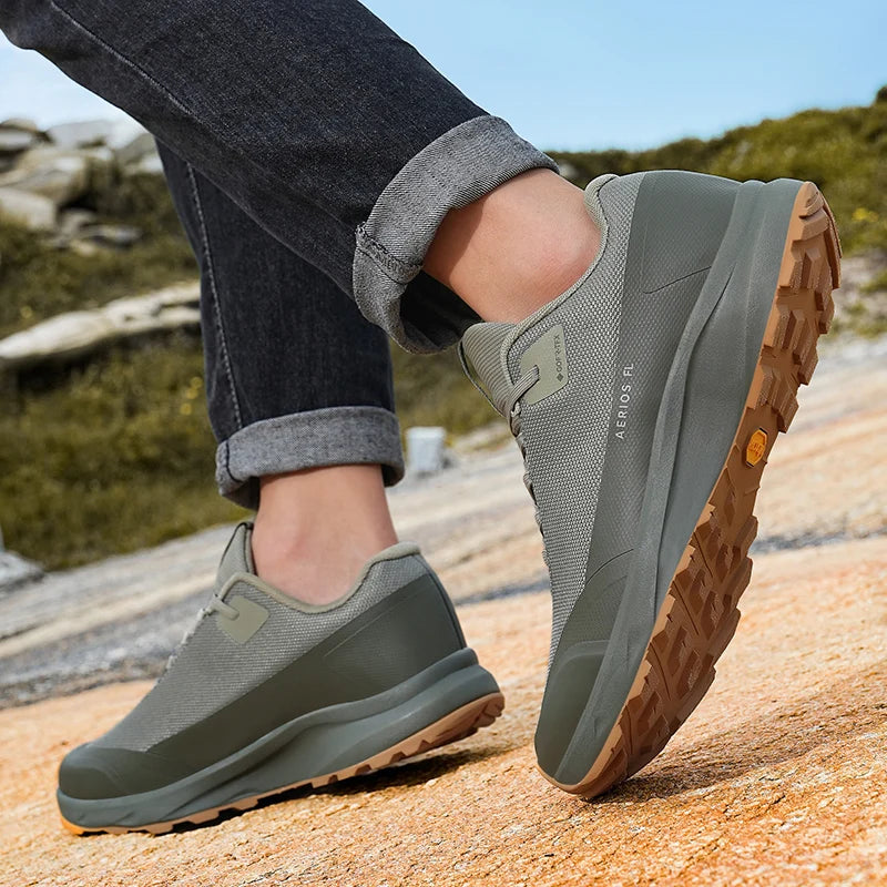 Hiking Shoes Outdoor Walking Mountain Non-Slip Casual Waterproof Sneakers Rubber Wear-Resistant Camping Breathable Hiking Boots