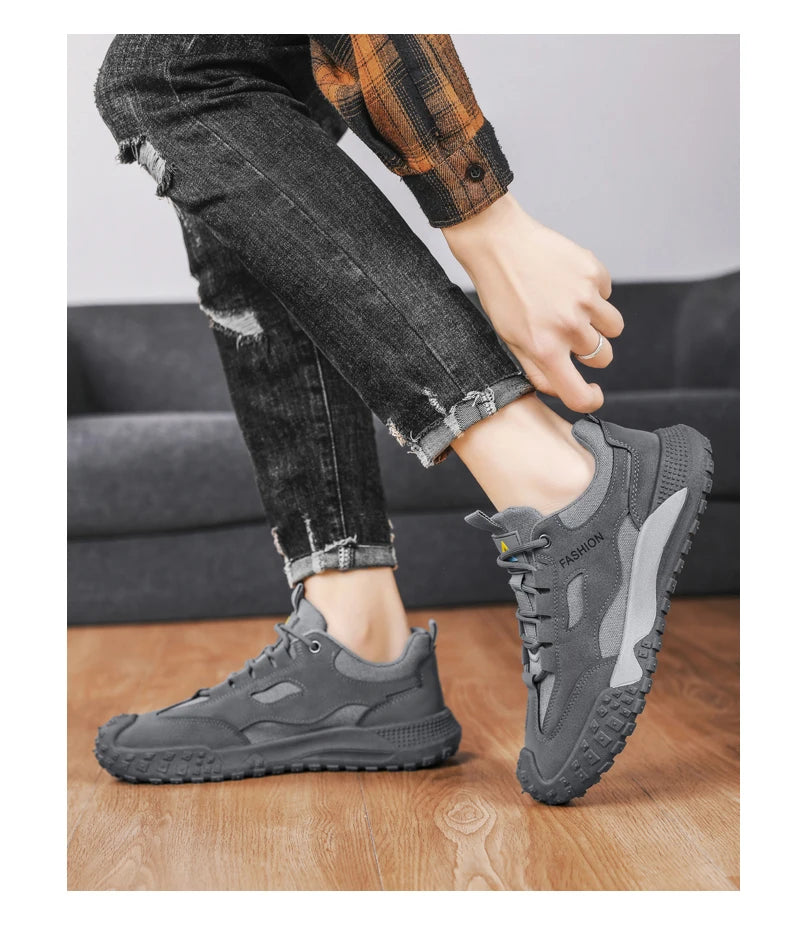 New Casual Sports Men's Work Shoes Lightweight Breathable Non-slip Spring and Summer Comfortable Student Walking Loafers