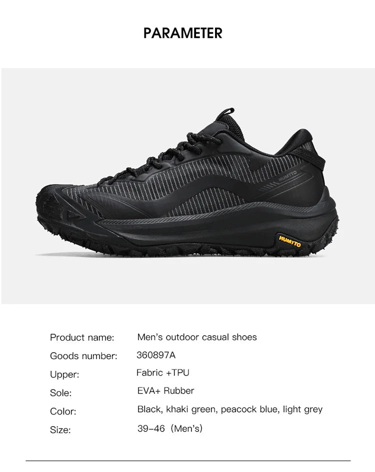 HUMTTO Breathable Trekking Shoes 
Outdoor Men's Sports Shoes 
Non-slip Hiking Boots for Men 
Leather Safety Walking Sneakers Man