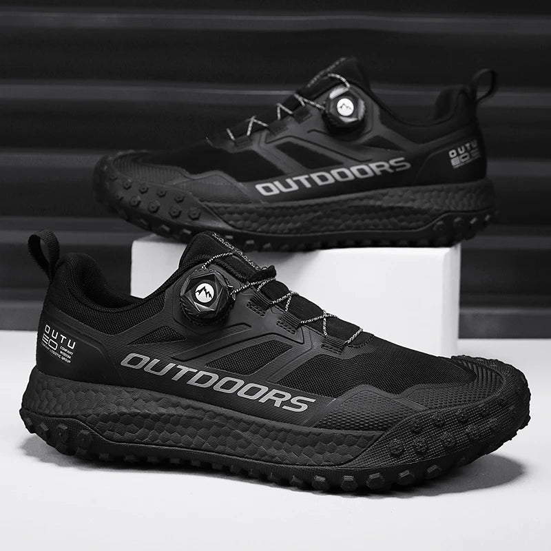 Brand Men’s Hiking Shoes Waterproof Non-slip Sneakers Lightweight Wear-Resistant Climbing Trekking Sneakers  Male Walking Shoes