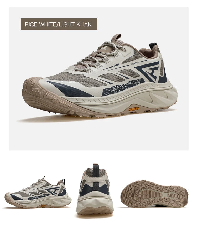 HUMTTO Sports Trail Running Shoes for Men Designer Tenis Man Casual Sneaker Breathable Lightweight Outdoor Black Men's Sneakers