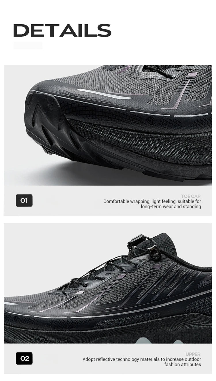 Xtep Kunlun 2.0 Men's Hiking shoes 2025 Spring Non-slip Wear-resistant Wrapping Shock-absorbing Outdoor Sport Shoes 975119170009