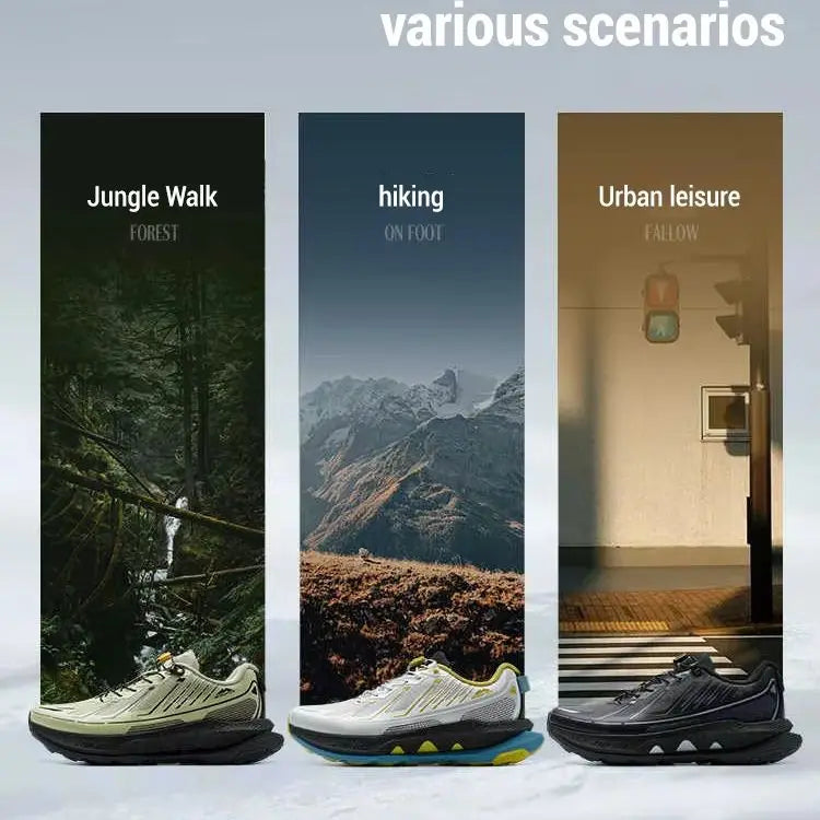 Xtep Kunlun 2.0 Men's Hiking shoes 2025 Spring Non-slip Wear-resistant Wrapping Shock-absorbing Outdoor Sport Shoes 975119170009