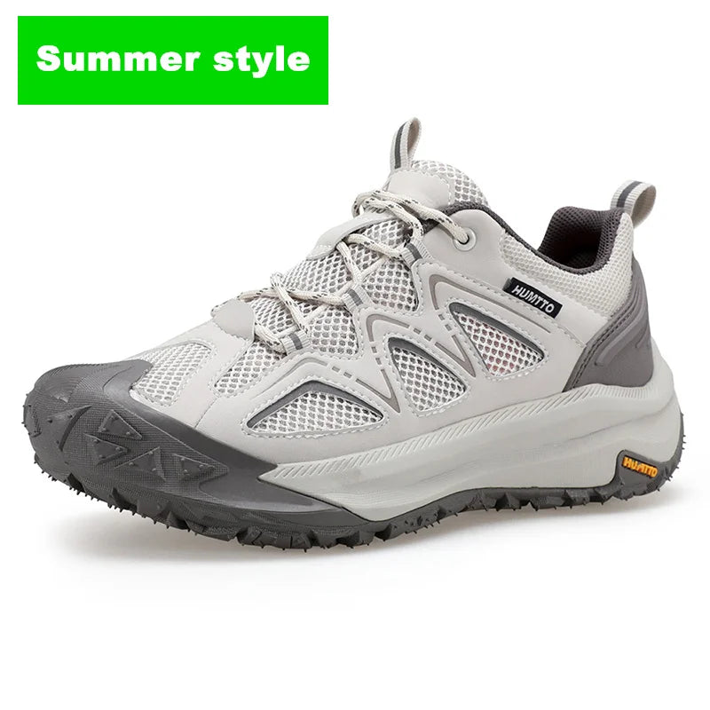 HUMTTO Breathable Trekking Shoes 
Outdoor Men's Sports Shoes 
Non-slip Hiking Boots for Men 
Leather Safety Walking Sneakers Man