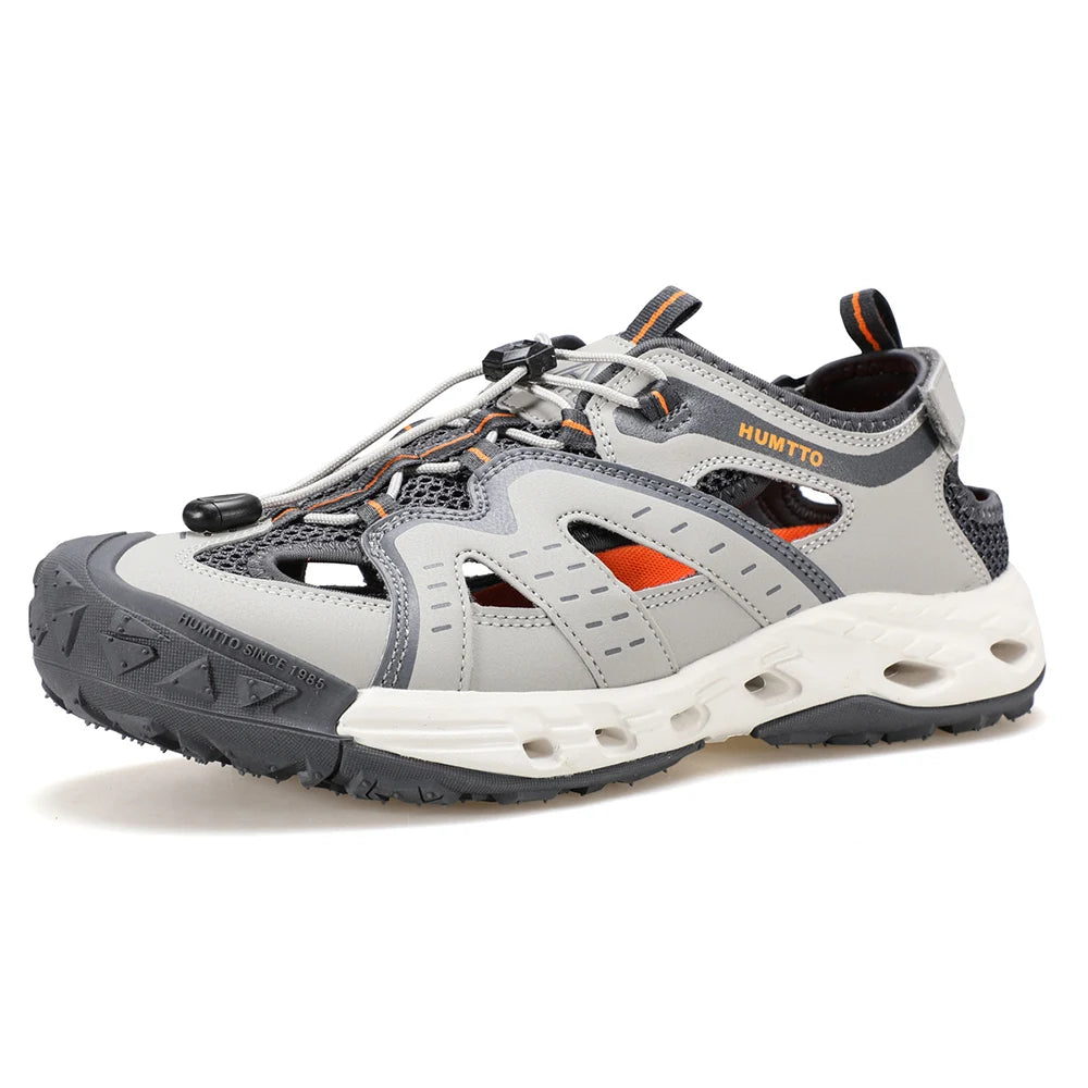 HUMTTO Summer Water Hiking Shoes for Men Breathable Mens Sneaker 2025 Outdoor Beach Sandals Fishing Climbing Wading Man Sneakers