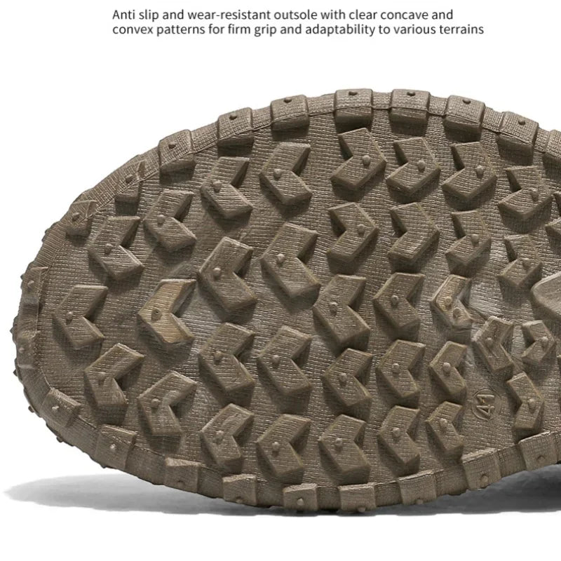 Outdoor Mens Walking Sneakers Men Casual Shoes Wear-resistant Men Hiking Trekking Shoes Suede Sport Shoes Lightweight Work Shoes