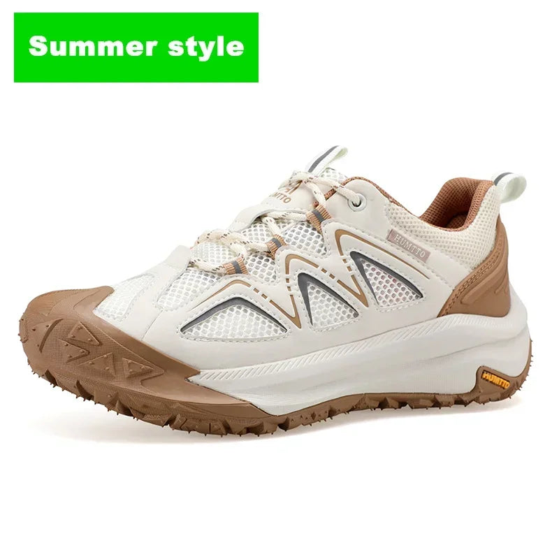 HUMTTO Breathable Trekking Shoes 
Outdoor Men's Sports Shoes 
Non-slip Hiking Boots for Men 
Leather Safety Walking Sneakers Man