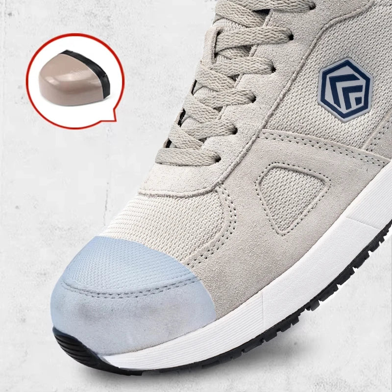 LARNMERN
Safety Shoes
Men Anti-static Work Shoes
SRC Slip On Steel Toe Shoes 
Breathable Construction Sneaker