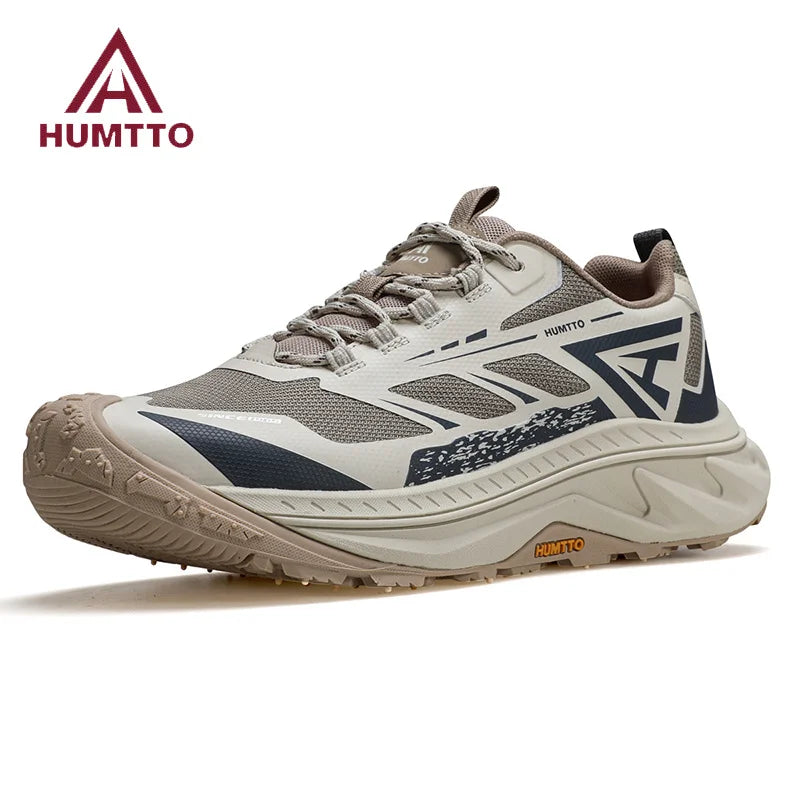 HUMTTO Sports Trail Running Shoes for Men Designer Tenis Man Casual Sneaker Breathable Lightweight Outdoor Black Men's Sneakers