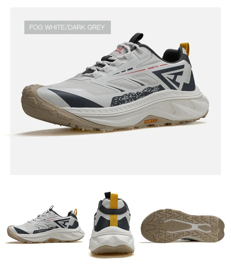 HUMTTO Sports Trail Running Shoes for Men Designer Tenis Man Casual Sneaker Breathable Lightweight Outdoor Black Men's Sneakers