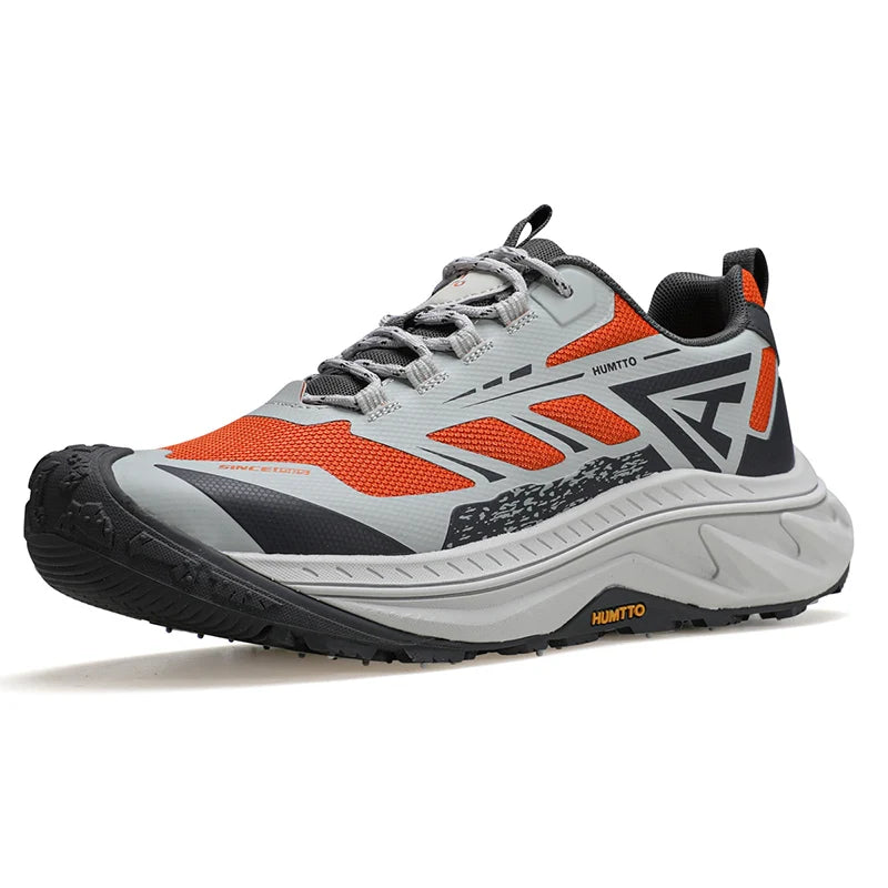 HUMTTO Sports Trail Running Shoes for Men Designer Tenis Man Casual Sneaker Breathable Lightweight Outdoor Black Men's Sneakers