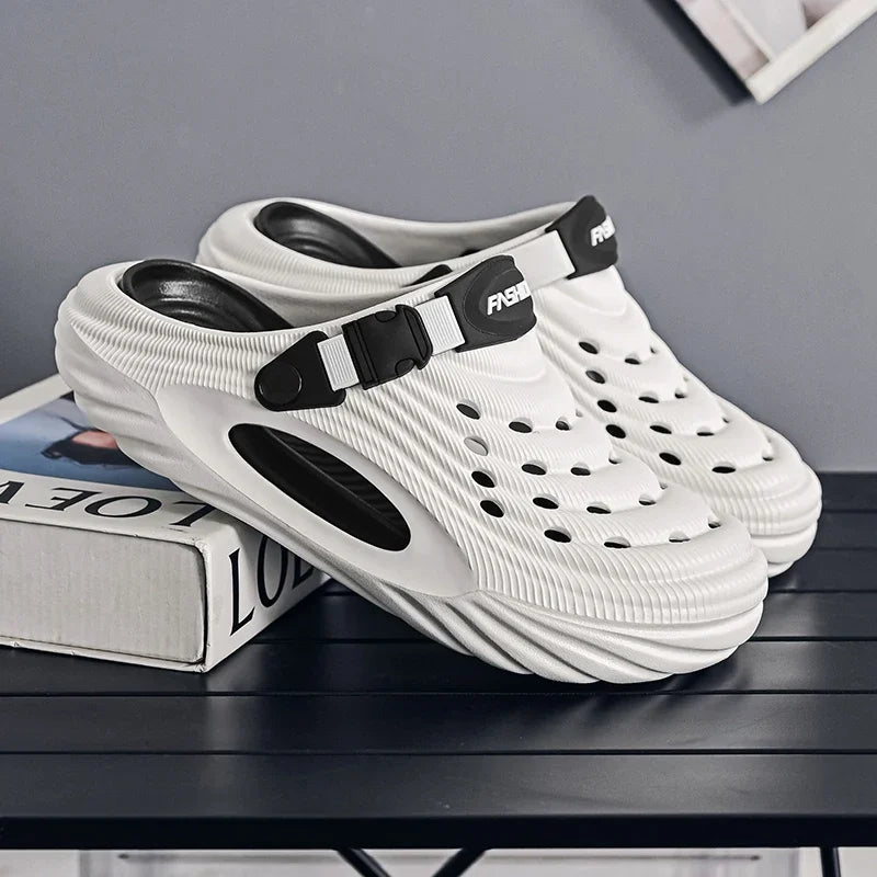 Original Designer Summer Slippers Men Clogs Platform Women Beach Sandals Outdoor Casual Non-slip Footwear Men Sandals