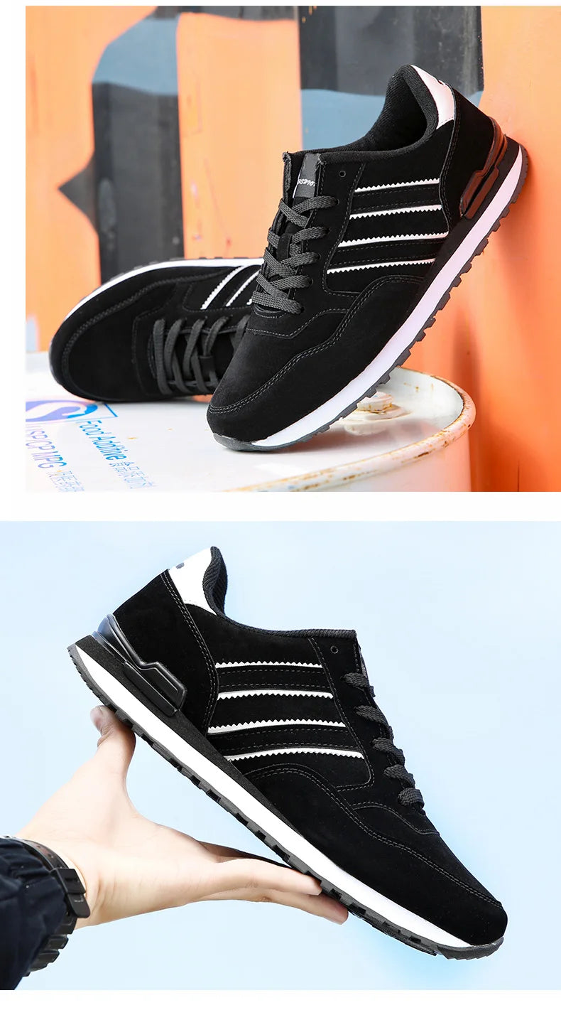 Sneakers Men Casual Shoes Light Suede 2022 New Classic Men Running shoes Outdoor Breathable Mesh Jogging Sport Shoes