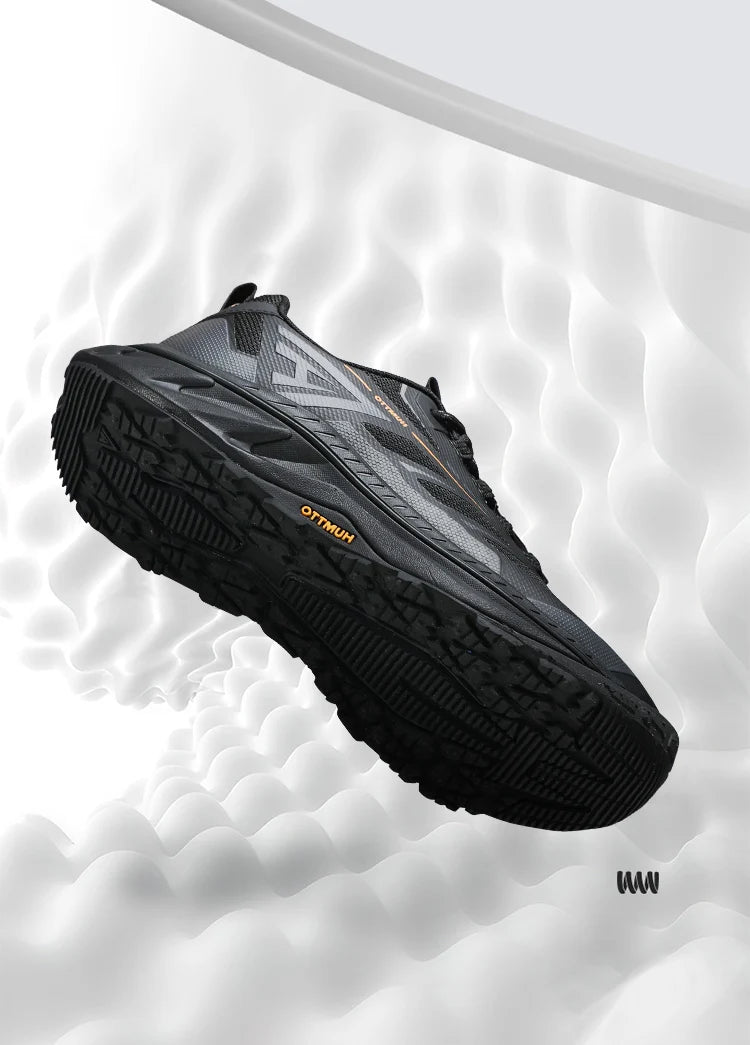 HUMTTO Sports Trail Running Shoes for Men Designer Tenis Man Casual Sneaker Breathable Lightweight Outdoor Black Men's Sneakers