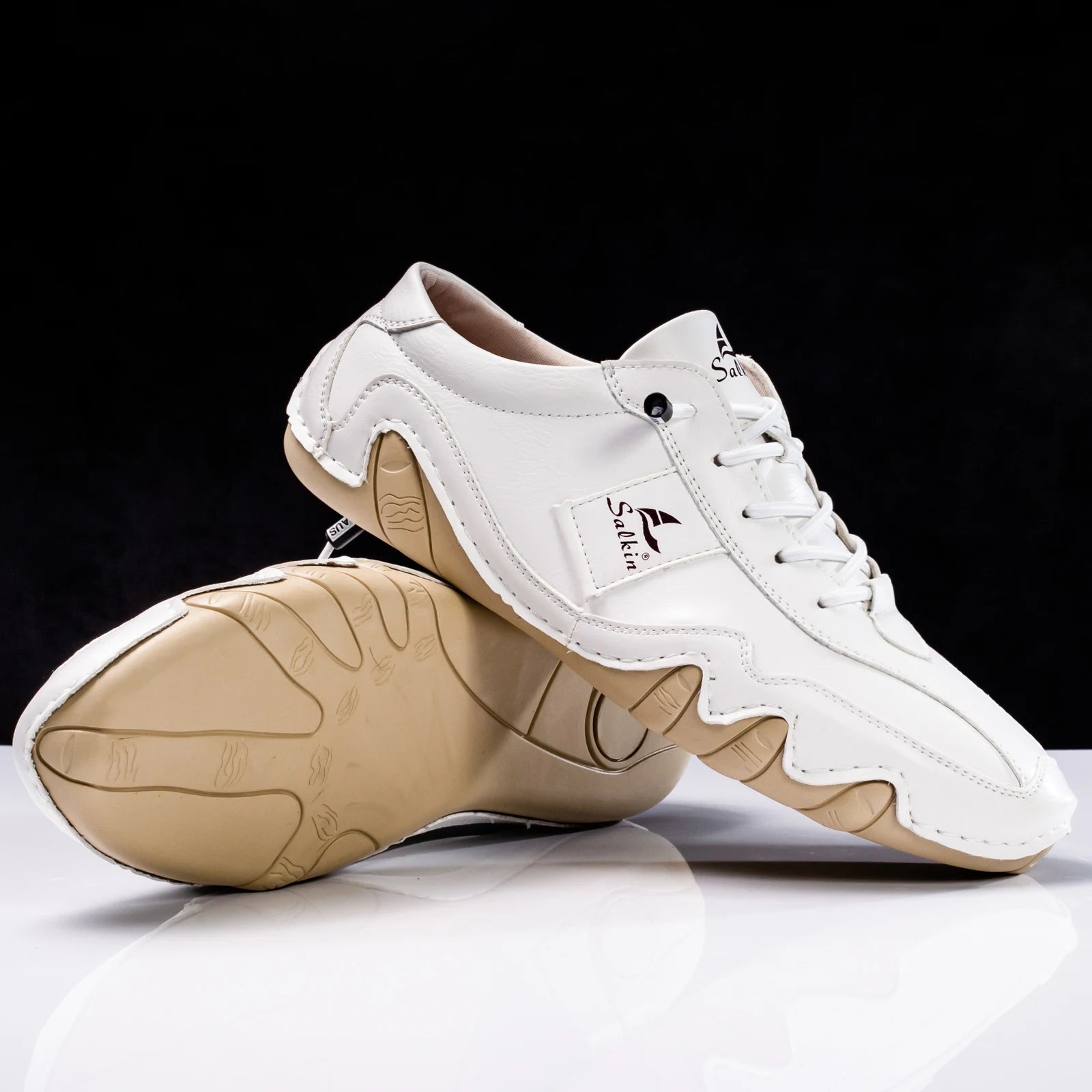 New Men's Flat Casual Shoes Handmade PU Leather Comfortable Loafers Outdoor Men Shoes Breathable Men Moccasins Men's Sneakers