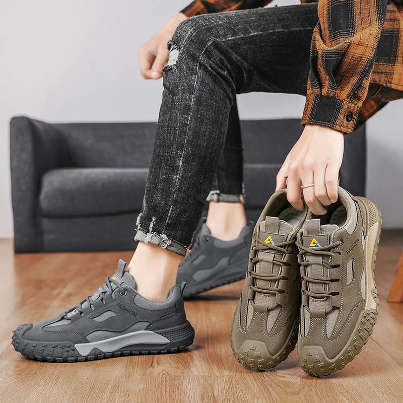 New Casual Sports Men's Work Shoes Lightweight Breathable Non-slip Spring and Summer Comfortable Student Walking Loafers