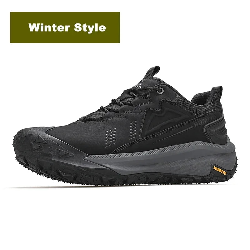 HUMTTO Breathable Trekking Shoes 
Outdoor Men's Sports Shoes 
Non-slip Hiking Boots for Men 
Leather Safety Walking Sneakers Man
