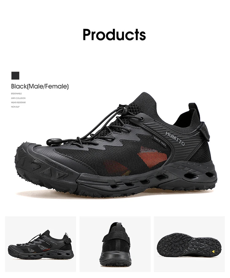 HUMTTO Summer Water Hiking Shoes for Men Breathable Mens Sneaker 2025 Outdoor Beach Sandals Fishing Climbing Wading Man Sneakers