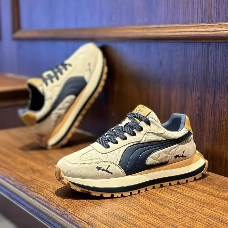 Casual Shoes Men's Sports Shoes Summer Casual Thick Soled Men's Shoes Soft and Comfortable Non-slip Outdoor Fashion Board Shoes