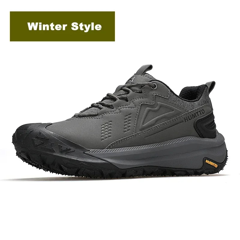 HUMTTO Breathable Trekking Shoes 
Outdoor Men's Sports Shoes 
Non-slip Hiking Boots for Men 
Leather Safety Walking Sneakers Man