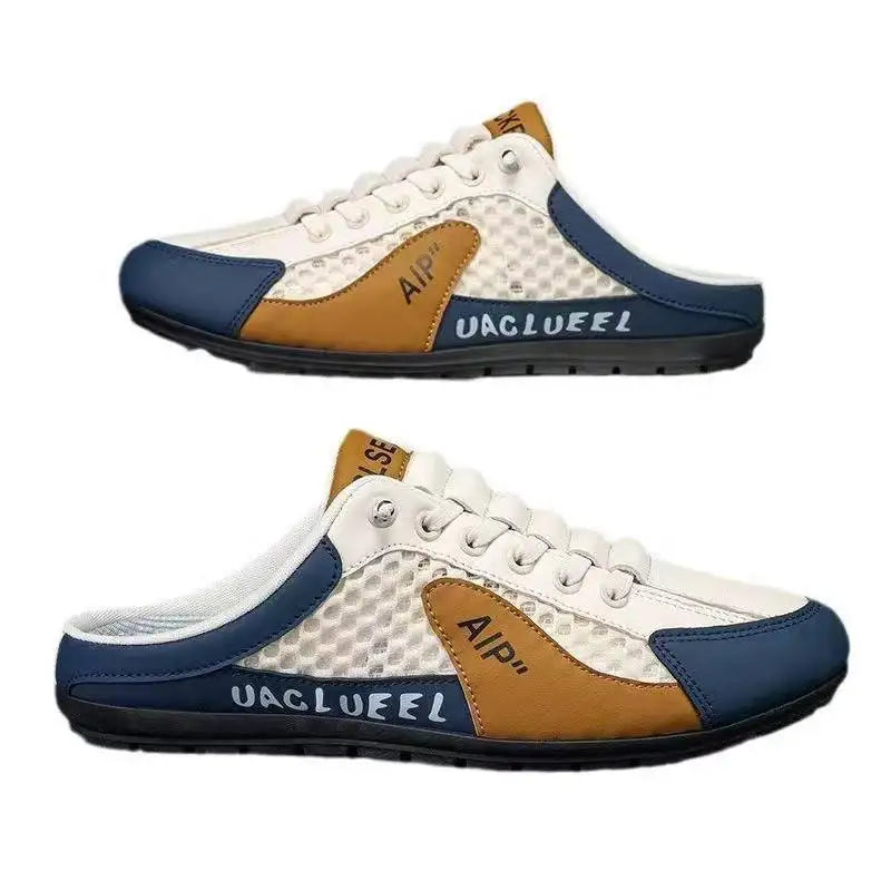 Summer Men's Half Slippers Trendy New Casual Shoe Light Walking Flats for Men Non Slip Sneaker Hot Sale Man Shoes Zapatos Hombre