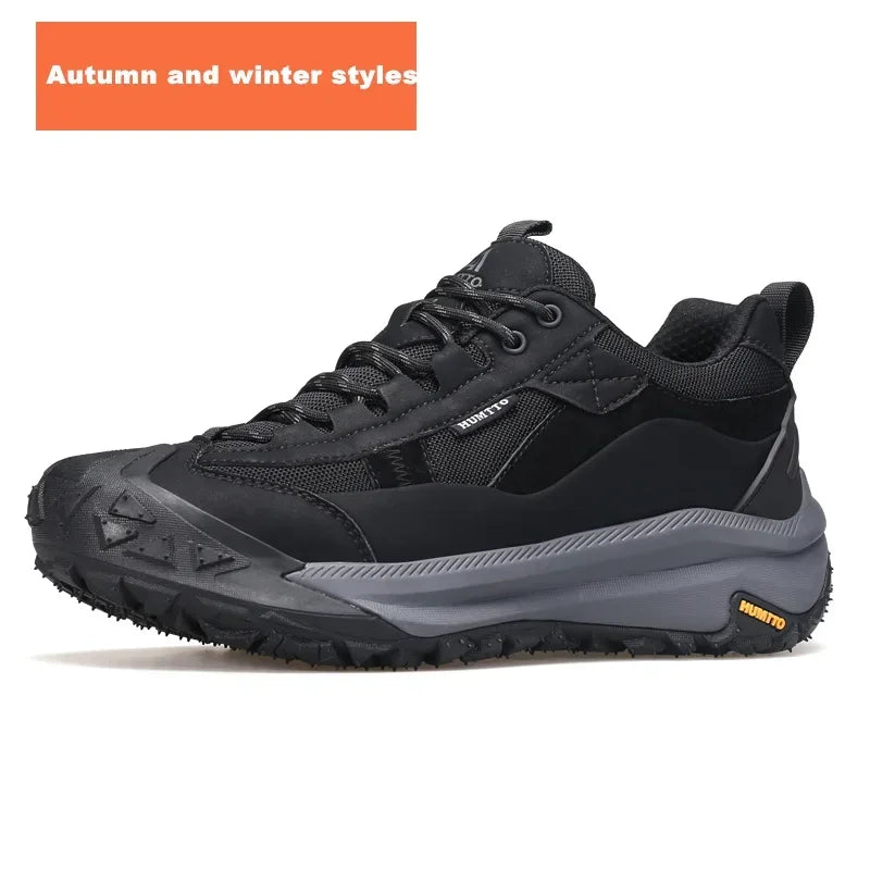 HUMTTO Breathable Trekking Shoes 
Outdoor Men's Sports Shoes 
Non-slip Hiking Boots for Men 
Leather Safety Walking Sneakers Man